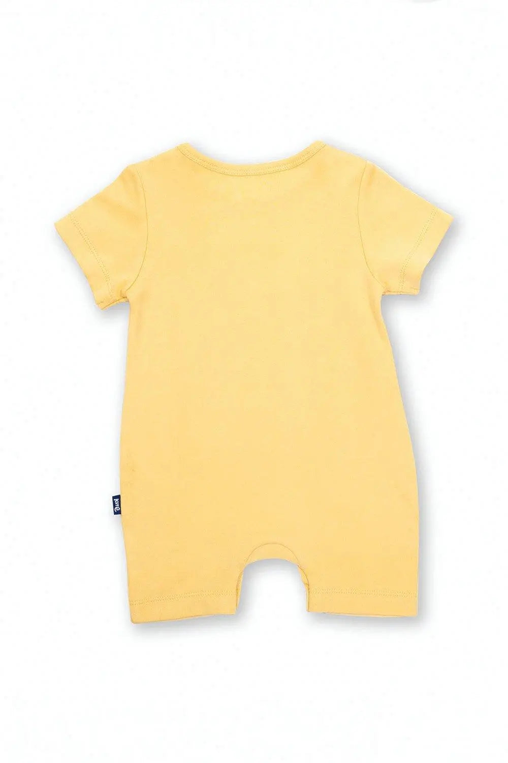 Bunny Time  Yellow Organic Cotton Baby Romper