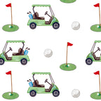 Lollybanks Round of Golf Muslin Cotton Baby Swaddle Blanket