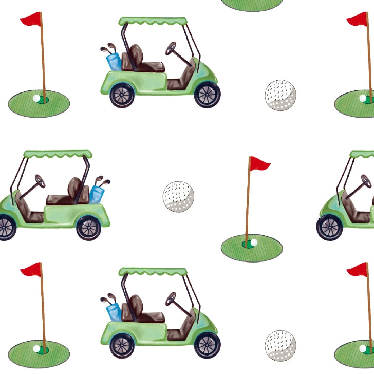 Lollybanks Round of Golf Muslin Cotton Baby Swaddle Blanket