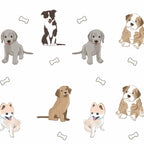 Lollybanks 'Woof Woof' Muslin Cotton Baby Swaddle Blanket