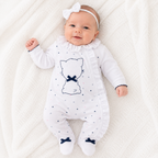 Pex Baby Girls Kitten Sleepsuit | Adorababy.co.uk