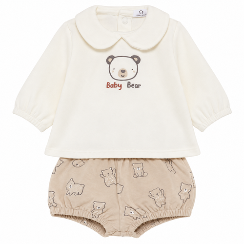 Baby Bear Top & Bloomers Set