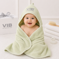 VIB - Mint & Silver Luxury Very Important Baby Hooded Towel