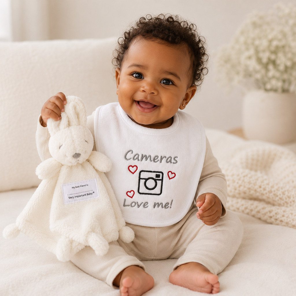 "Cameras Love Me" Baby Gift Basket