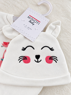 Baby Girls Woodland Friends Romper & Hat - 6-9 months