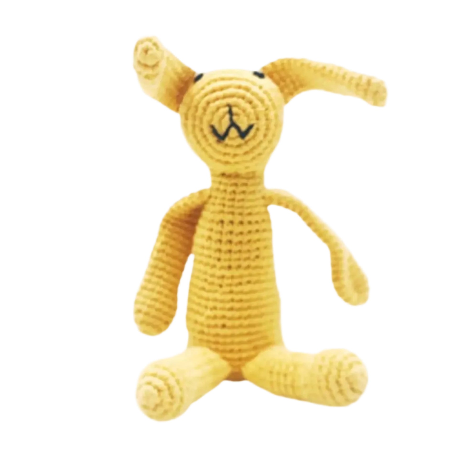 My first bunny rattle toy- Adorababy